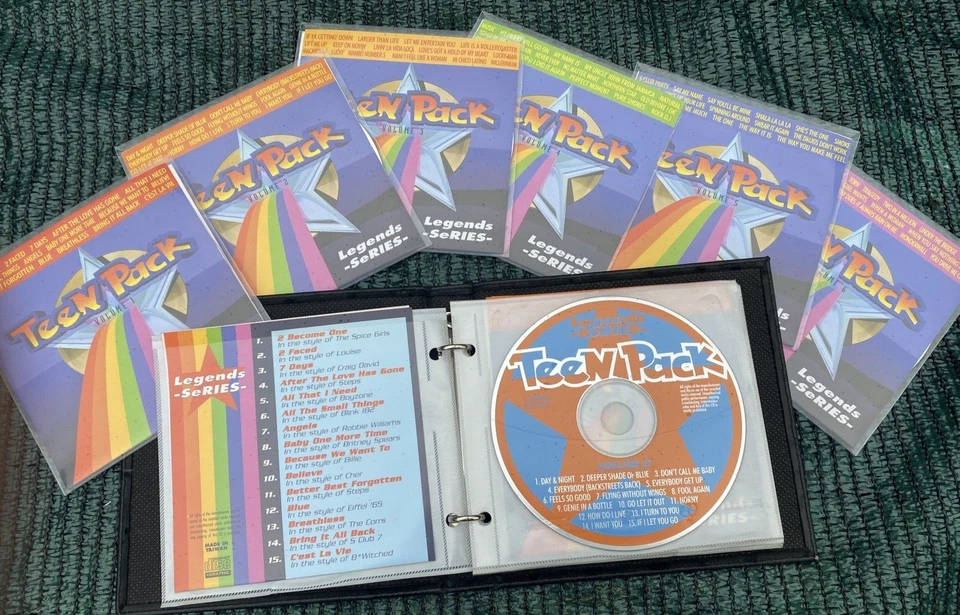 Legends Karaoke Teen Pack 6 CDG discs, 90 songs, new, FREE CASE - Image 3 of 4