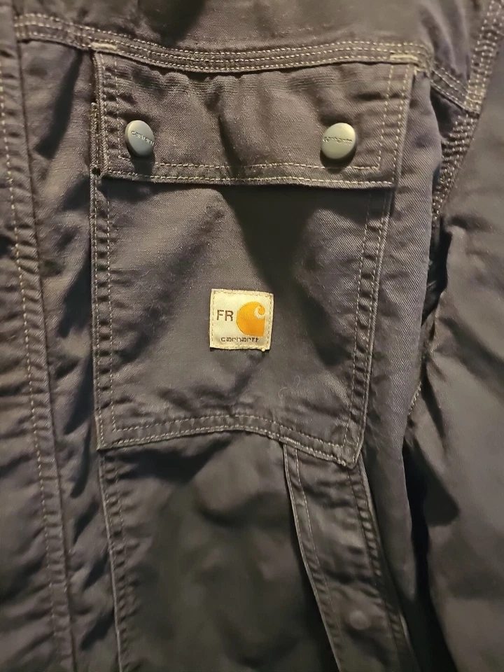 Carhartt Jacket FR 0J2182-FRM Men's Size XL Bommer Barn Work Wear Full Zip   - Image 3 of 4