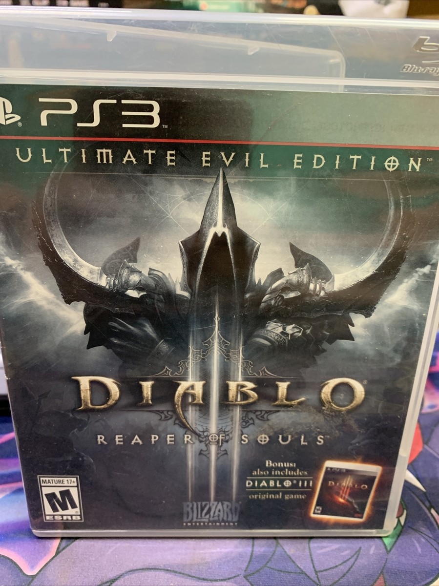 Diablo III Reaper of Souls Ultimate Evil Edition PS3 No Manual