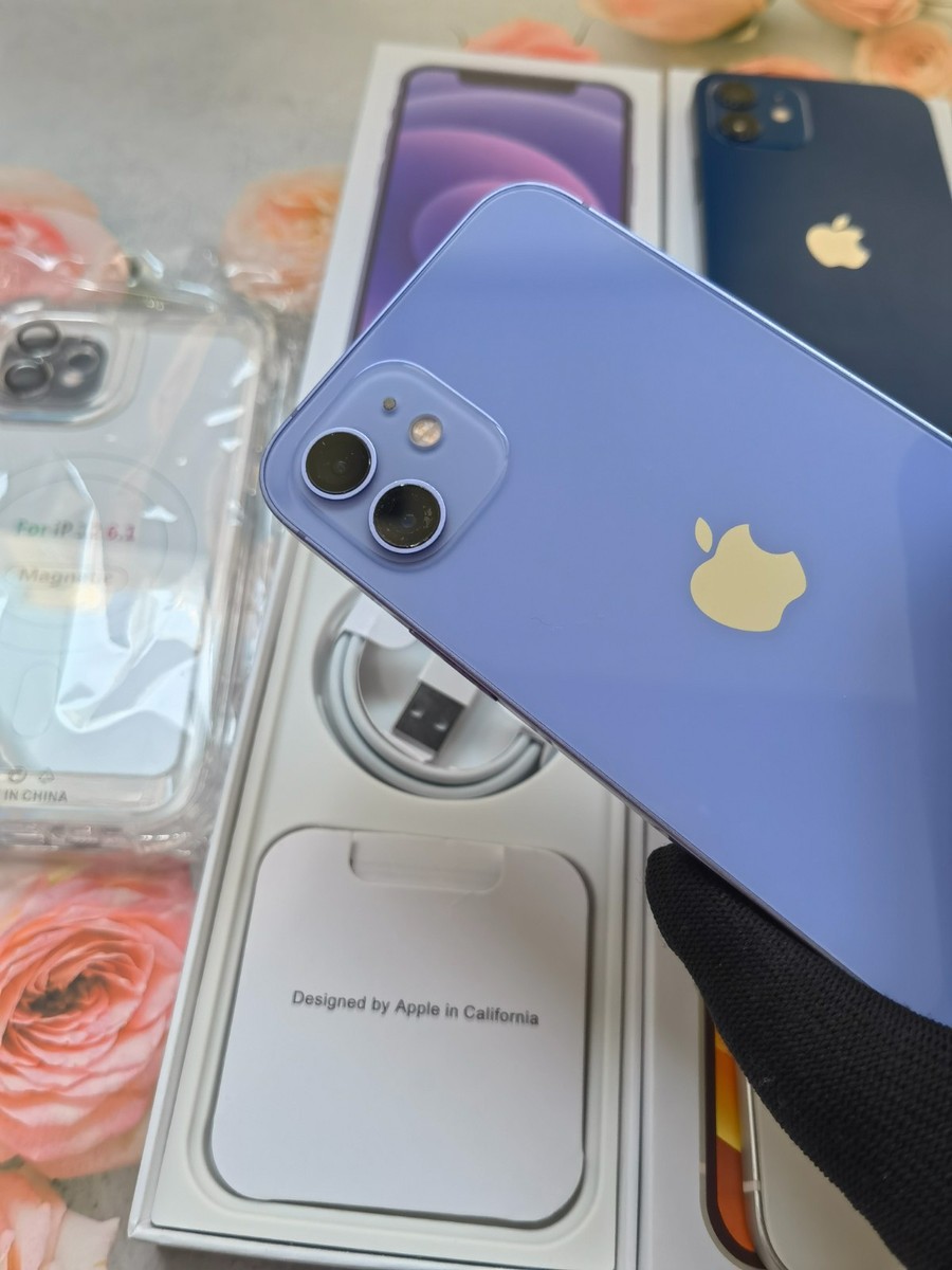 iPhone 12 128G パープル 箱付き Apple iPhone 12 128GB パープル SIMフリー iPhone本体 - 最安値