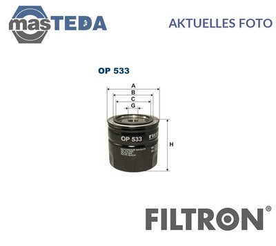 OP533 MOTOR ÖLFILTER FILTRON FÜR MORRIS MARINA 1800,1.8,1.8 TC,1800 TC 1.8L