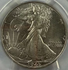 1943 Walking Liberty Half Dollar PCGS MS63 Exact Coin Imaged