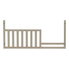 Maklaine Contemporary Wood Toddler Guard Rail in Seashell Finish