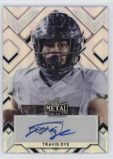 2022 Leaf Metal Draft Portrait Silver Prismatic 22/40 Travis Dye Auto 0x1