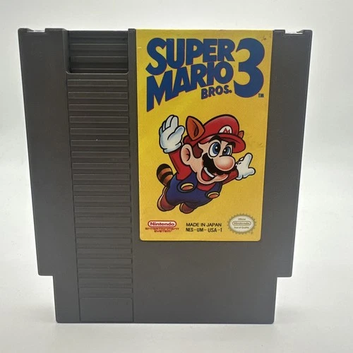 Super Mario Bros. 3 (Nintendo NES, 1990).  Authentic & Tested