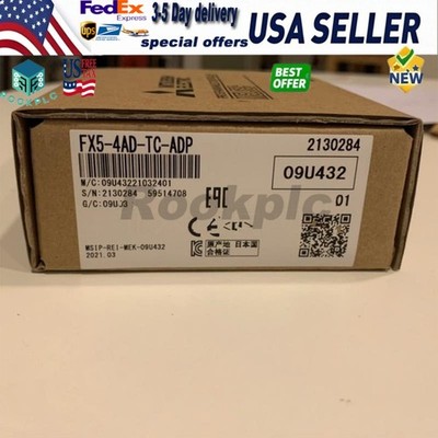 1PC NEW Mitsubishi FX5-4AD-TC-ADP Expansion PLC Module Free Shipping-