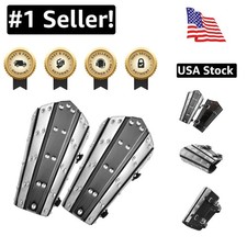 Adults Faux Leather Arm Guards - Medieval Metal Armor Style Bracers - One Siz...