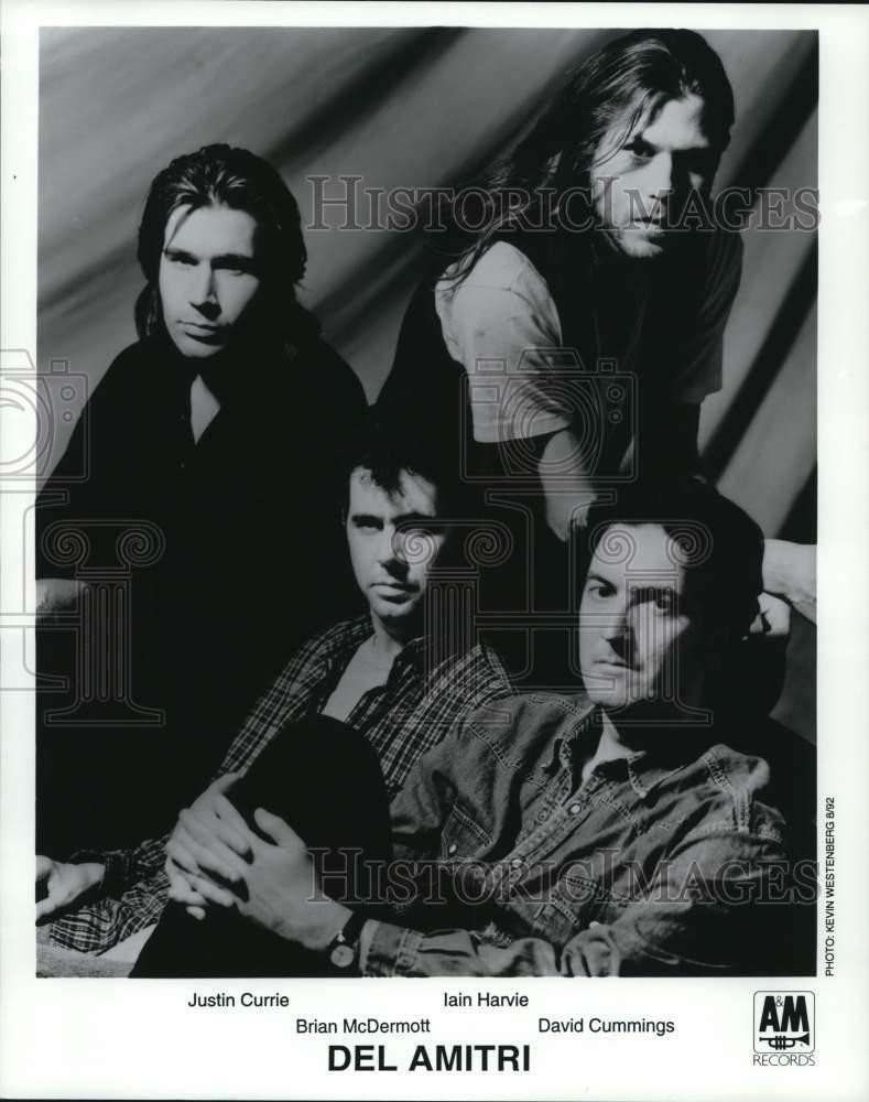 1992 Press Photo Members of Del Amitri, Scottish alternative rock band.