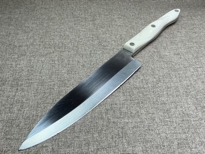 CUTCO 13  Petite Chef s Knife #1728 KC Pearl White Handle 7.5  Blade