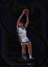 2024-25 Panini Select #192 Zach Edey Rookie Blue (Retail) Memphis Grizzlies