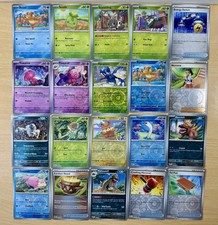 Pokémon TCG Scarlet & Violet Era Revers Holo’s Lot of 20 Cards