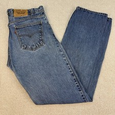 Vintage Levi  s 505 Orange Tab Jeans Mens 33x32 USA Made 1970s  80s Denim 0217