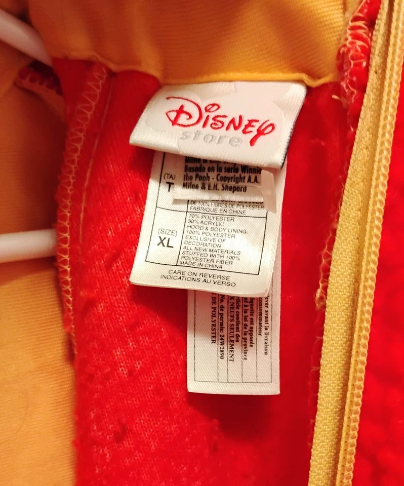 Disney Store Winnie the Pooh Adult Size XL Costume Cosplay Heavy Plush - Image 4 of 4