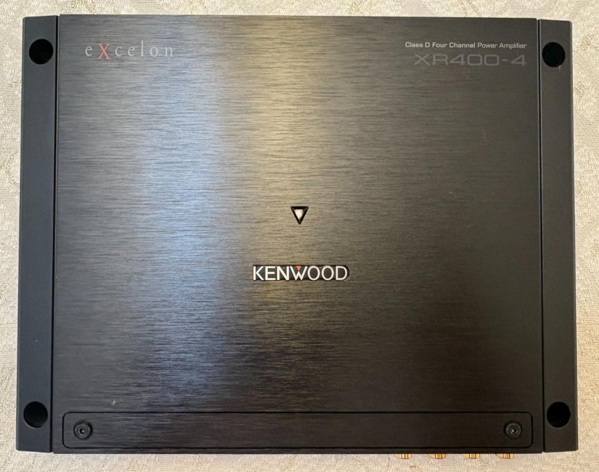 Kenwood Excelon Amp XR400-4 Reference Series 4-Channel Amplifier 