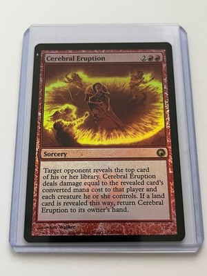 *foil CEREBRAL ERUPTION Scars of Mirrodin MTG Magic the Gathering