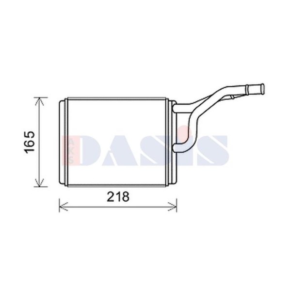 WäRmetauscher Innenraumheizung FüR Chrysler Grand Voyager V 2.8 CRD 3.8-image