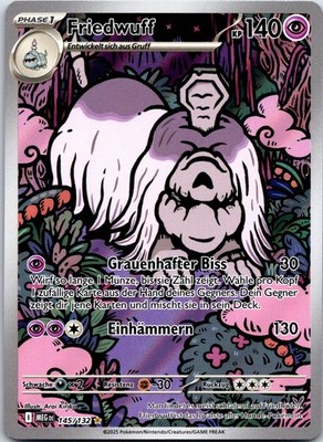 Friedwuff Illustration Rare ME01: Mega Evolution 145/132 deutsch Pokemon Karte