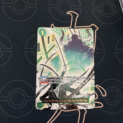 Demon Aura Nine Sword Style Asura Blades Drawn Dead Man's Game Alt Art OP12-037