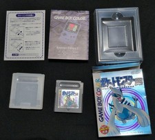 Pokemon Silver CIB Outer Box Manual Pocket Monsters Game Boy Color GBC Japan