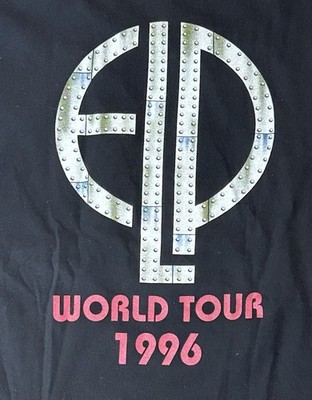 Vintage Emerson Lake & Palmer ELP Tarkus World Tour T Shirt Size