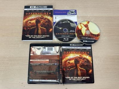 Oppenheimer (2023): USA 4K UHD & Special Features w/ Slipcover - NO Blu-ray Disc
