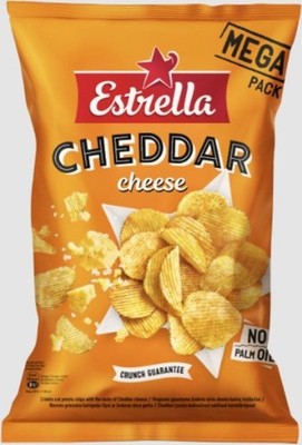 Estrella Cheddar Cheese Flavor Potato Chips 250g