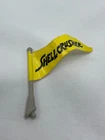 Vintage 1989 TMNT Foot Cruiser Yellow Shell Crusher Flag