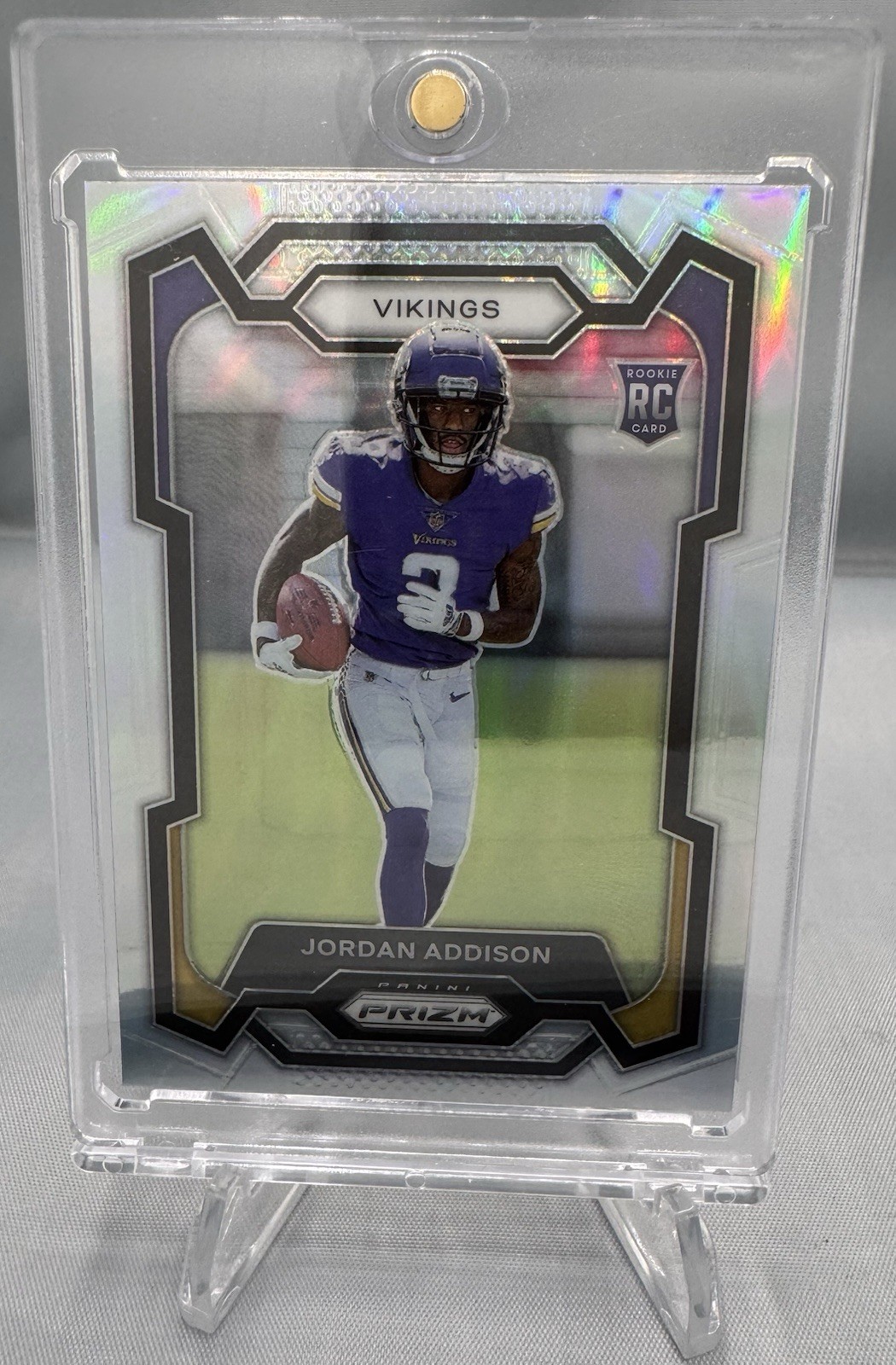 2023 Panini Prizm Jordan Addison RC Silver Rookie #368 Vikings