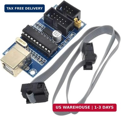 HiLetgo USBTiny USBtinyISP AVR ISP Programmer 6/10 Pin Bootloader for Arduino UN