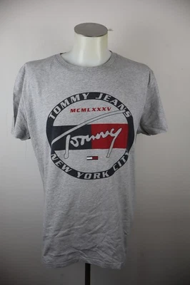 TOMMY HILFIGER T-Shirt Homme Taille XL Man Casual Vintage Manche Courte Coton - Photo 1/4