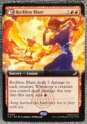 Reckless Blaze Avatar: The Last Airbender: Eternal-Legal Regular 197