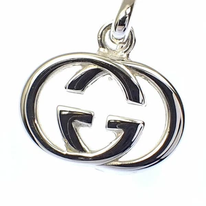 Boucles d'oreilles crochet imbriqué GUCCI SV925 6,8 g argent accessoires femme