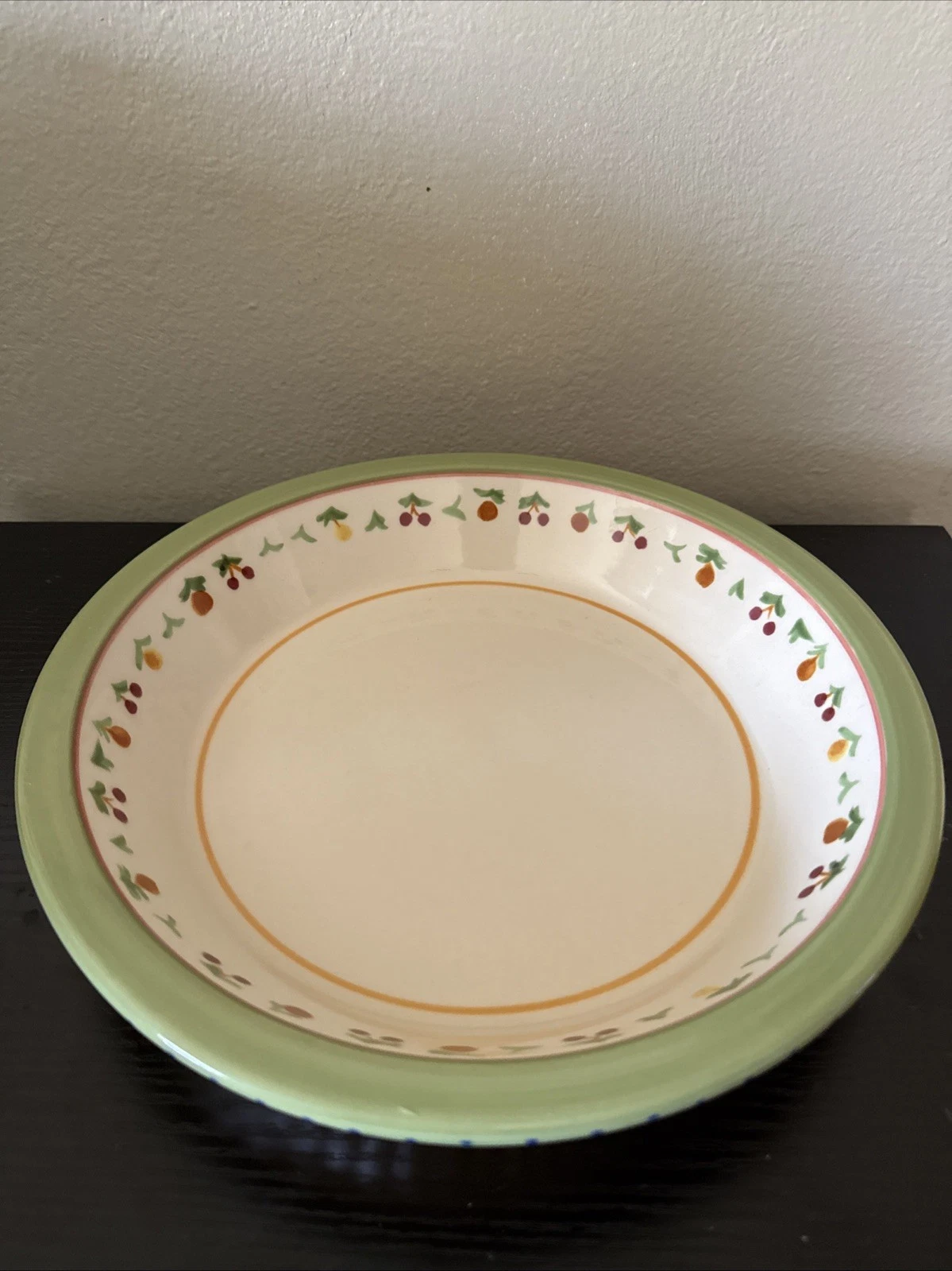 Pfalzgraf Pistoulet by Jana Kolpen Round Pie Baking Dish 10 inch Fruit Design