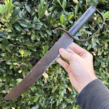 ORIGINAL US Civil War Confederate D-Guard Bowie Knife Fighting Knife