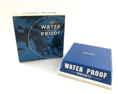 Seltene Vintage Seiko ''Water Proof'' Uhrenbox 60er Jahre - Original Box für Seiko Taucher