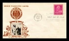 DR JIM STAMPS US COVER DR CARVER FDC SCOTT 953 CROSBY PHOTO CACHET ADDRESSED