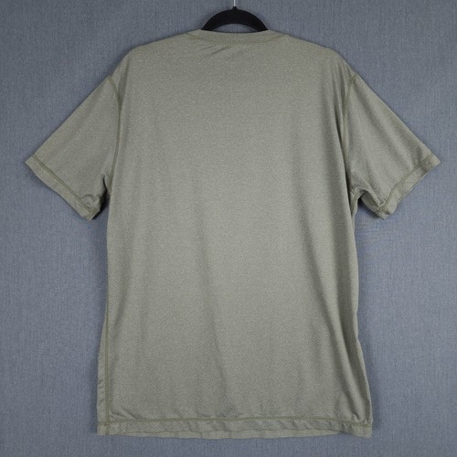 Vuori Performance Shirt Mens Large Green Short Sleeve Stretch Pocket Tee Gym - Picture 7 of 8