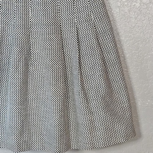 WHBM White House Black Market Dress Size 2 Black & White Fit & Flare Sleeveless - Picture 4 of 12