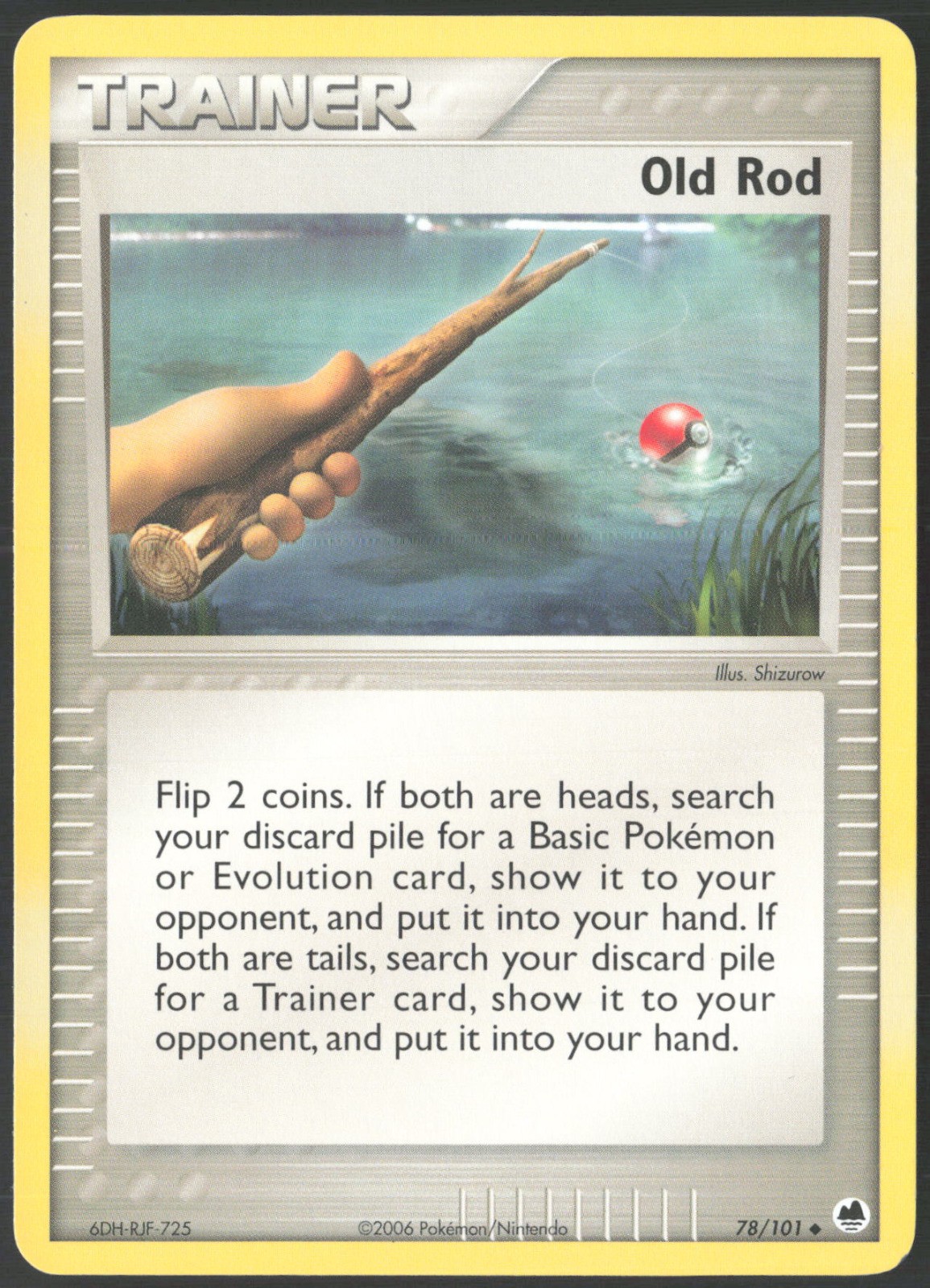 Old Rod 78/101 Dragon Frontiers NM