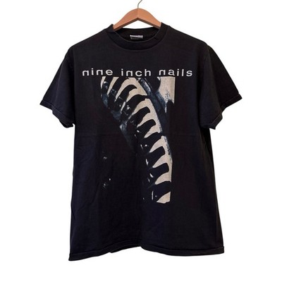 Vintage 1991 Nine Inch Nails Now I m Nothing Band Single Stitch Shirt REPRINT L