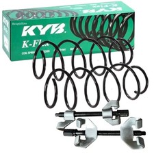 2x KYB RA7146 Fahrwerksfeder Hinten + Federspanner für MINI