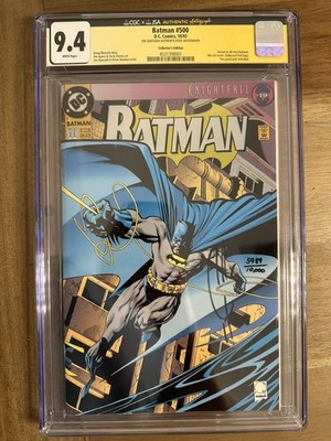 Batman #500 Dynamic Forces Signed by Joe Quesada COA 5989/10000 Graded 9.4 CGC