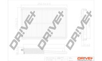 Dr!ve+ Luftfilter Filtereinsatz FüR Nissan Qashqai II 1.2 Dig-T 1.6 Dci 1.5