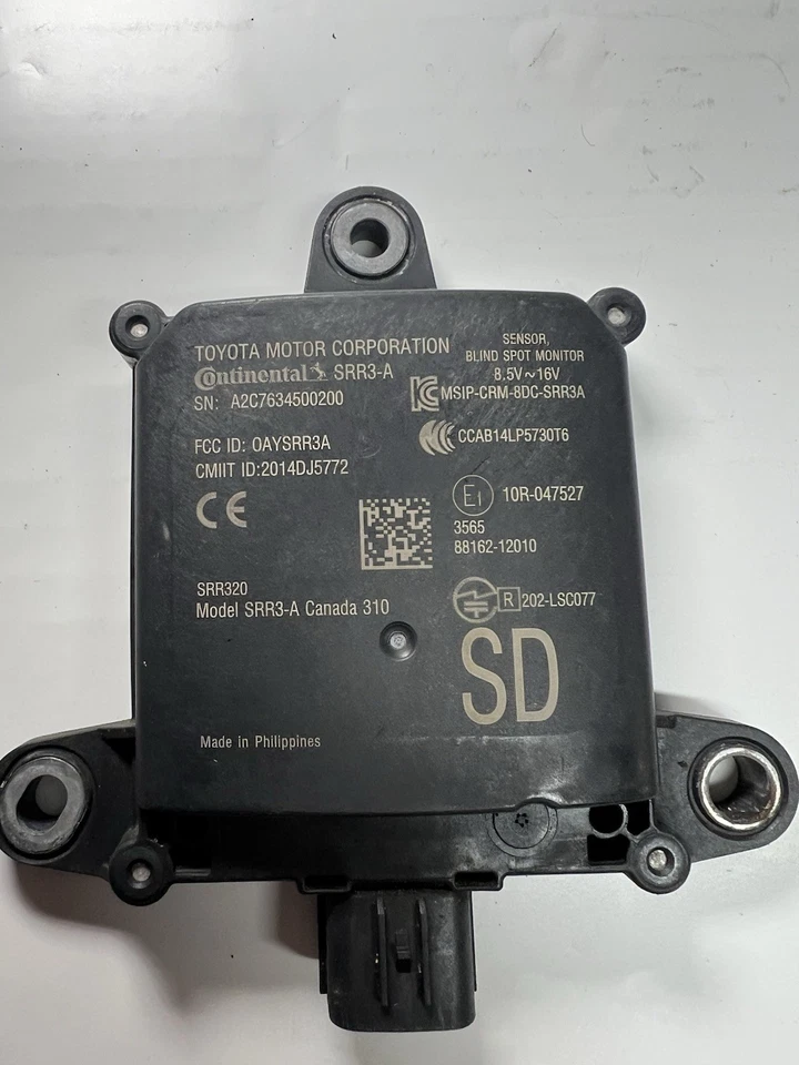 2020-2021 Toyota Corolla REAR BLIND SPOT SENSOR 88162-12010 - Image 2 of 4