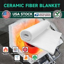 Ceramic Fiber Blanket - 0.4" x 16" x 24" -High Temp Insulation Blanket - 2500F