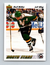 1991-92 Upper Deck Basil McRae Minnesota North Stars #388