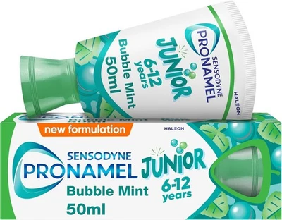 Sensodyne Pronamel Junior Toothpaste 50ml | 6-12 Yrs | 2X Enamel Defense Mint