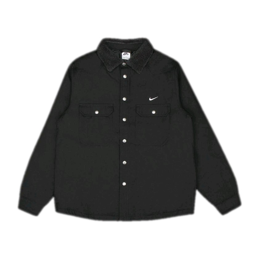 Size XL Nike SB Men's Padded Flannel Skate Jacket BLACK DQ6328-010