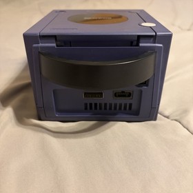 Nintendo GameCube DOL-001 System Indigo W/ OEM Cables & Game Tested Works Great