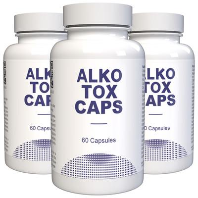 Alkotox Caps - 180 Kapseln (3x 60 Kapseln), 3er Pack